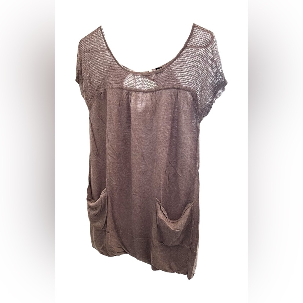 Smitten’s Knitted cotton boat neck tunic